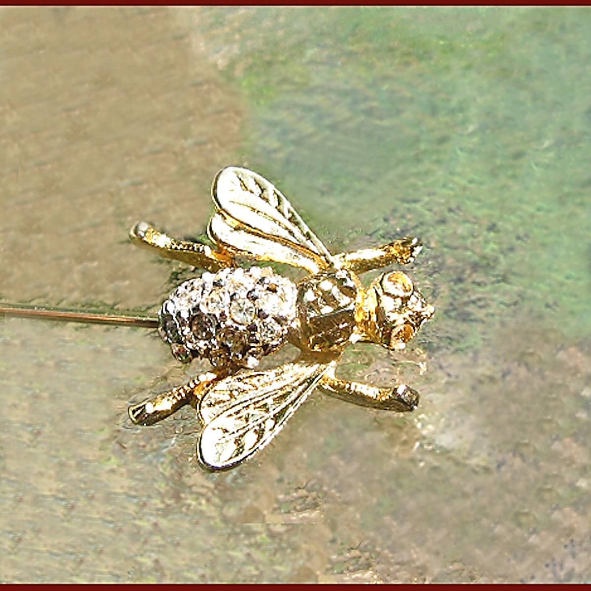 Vintage Strass Fly Stickpin Figural Pin Insekt Schmuck Vintage Strass Fly Stickpin Figural Pin Insekt Schmuck von YesterdaysJewelsShop