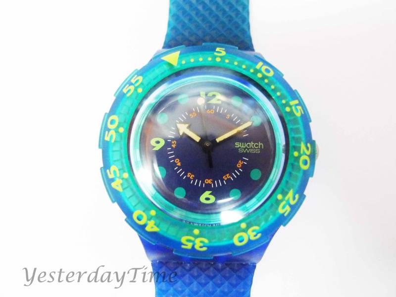 Swatch Blue Moon 1990 Schweizer Gemacht Quarzuhr Swatch Blue Moon 1990 Schweizer Gemacht Quarzuhr von Yesterdaytime