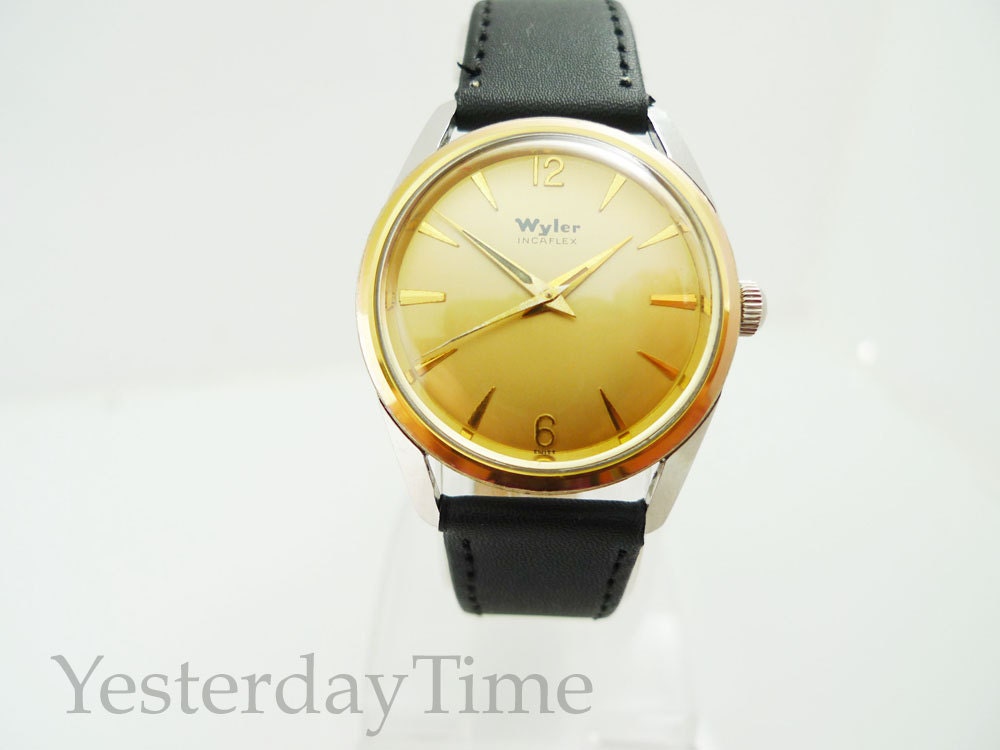 Wyler Incaflex 1960 Edelstahl 17 Juwel Schweizer Herren Manuelle Uhr Wyler Incaflex 1960 Edelstahl 17 Juwel Schweizer Herren Manuelle Uhr von Yesterdaytime