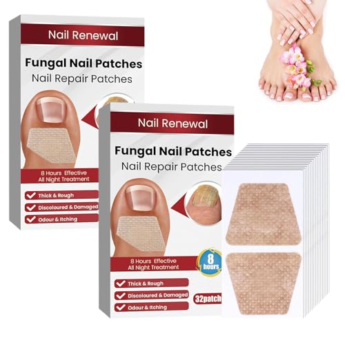 Nāgělpīlz-Pflaster, Mehrzweck Zehennagel Pads, Mehrzweck-Zehennagelreparatur-Pads, Pilz-Nagel-Patches, Zehennagel Korrektur Patch, für Beschädigte Nägel und Erscheinungsbild Verfärbter Nägel (2 Stück) von Yestree