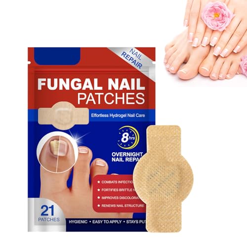 Pilz-Nagel-Patches, Mehrzweck Zehennagel Pads, Nagelgraben Reparaturpflaster, Zehennagel Korrektur Patch, für Beschädigte Nägel und Erscheinungsbild Verfärbter Nägel (1 Stück) von Yestree