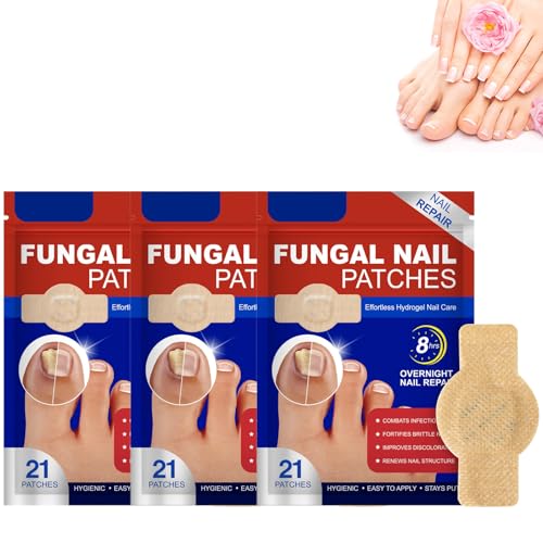 Pilz-Nagel-Patches, Mehrzweck Zehennagel Pads, Nagelgraben Reparaturpflaster, Zehennagel Korrektur Patch, für Beschädigte Nägel und Erscheinungsbild Verfärbter Nägel (3 Stück) von Yestree
