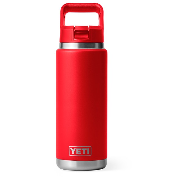 Yeti Coolers - Rambler Bottle Colour Straw Cap - Isolierflasche Gr 769 ml rot von Yeti Coolers
