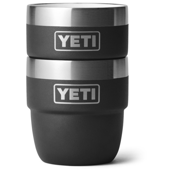 Yeti Coolers - Rambler Cup 2-Pack - Isolierbecher Gr 118 ml grau/schwarz von Yeti Coolers