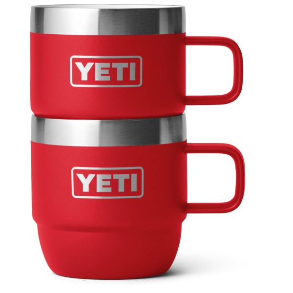 Yeti Coolers - Rambler Stackable Mugs - Isolierbecher Gr 177 ml rot von Yeti Coolers