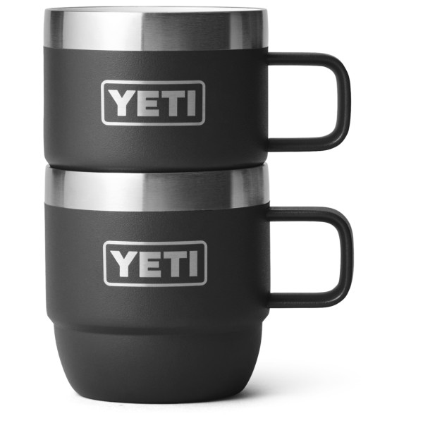 Yeti Coolers - Rambler Stackable Mugs - Isolierbecher Gr 177 ml grau/schwarz von Yeti Coolers