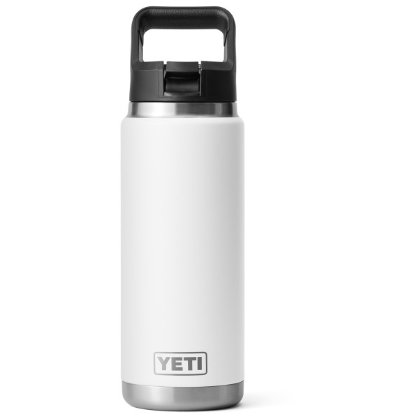 Yeti Coolers - Rambler Straw Bottle Cap - Isolierflasche Gr 769 ml weiß/grau von Yeti Coolers