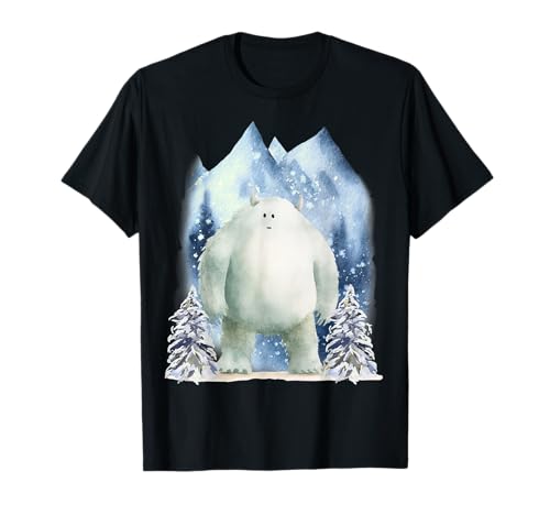 Yeti, abscheulicher Schneemann, niedliches Aquarell, Bigfoot, für Kinder T-Shirt Yeti, abscheulicher Schneemann, niedliches Aquarell, Bigfoot, für Kinder T-Shirt von Yeti bigfoot abominable snowman watercolour