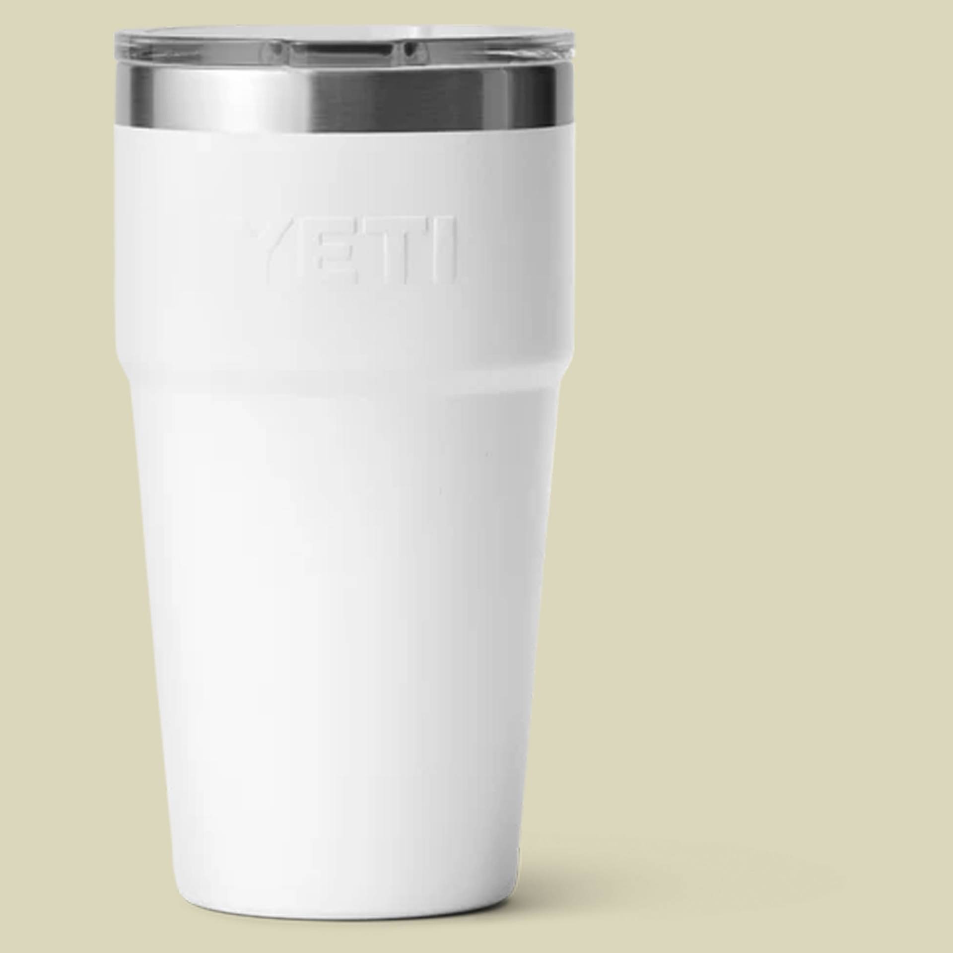 Single 20 oz stackable Cup 591 ml weiß - white Single 20 oz stackable Cup 591 ml weiß - white von Yeti