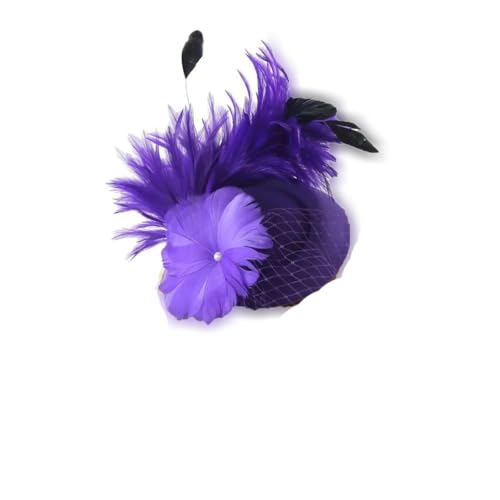 Modischer Schleier-Clip, Netz-Feder, Brautschmuck, Hochzeit, Fascinator, Blumenhüte, Party-Kopfbedeckung Modischer Schleier-Clip, Netz-Feder, Brautschmuck, Hochzeit, Fascinator, Blumenhüte, Party-Kopfbedeckung von Yeuyyben