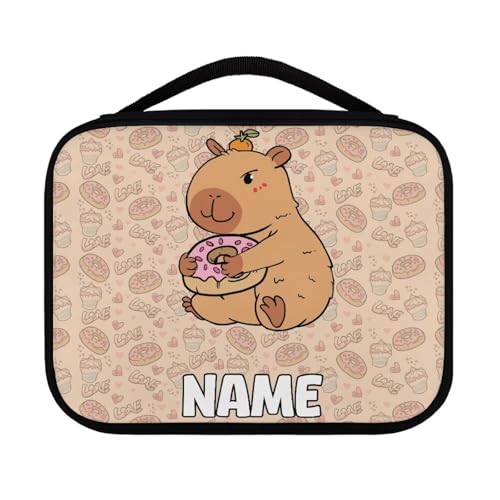 Yexignaon Bibelhülle für Mädchen 6–8, 8–12, Kinder, Bibelhülle mit Griff, mittelgroß, leicht, Bibeltragetasche, Capybara personalisierbar von Yexignaon