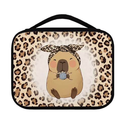 Yexignaon Bibeltasche für Mädchen, tragbare Bibeltragetasche und Etui für Teenager, Mädchen, Bibelzubehör-Set, mittlere Größe, Capybara mit Leopardenmuster Yexignaon Bibeltasche für Mädchen, tragbare Bibeltragetasche und Etui für Teenager, Mädchen, Bibelzubehör-Set, mittlere Größe, Capybara mit Leopardenmuster von Yexignaon