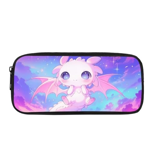 Yexignaon Federmäppchen, niedliches Federmäppchen für Mädchen, für Schule, leichte Stift-Tragetasche, Buntstifte, Aufbewahrungsbox mit glattem Reißverschluss, Galaxy Axolotl, Taschen-Organizer Yexignaon Federmäppchen, niedliches Federmäppchen für Mädchen, für Schule, leichte Stift-Tragetasche, Buntstifte, Aufbewahrungsbox mit glattem Reißverschluss, Galaxy Axolotl, Taschen-Organizer von Yexignaon