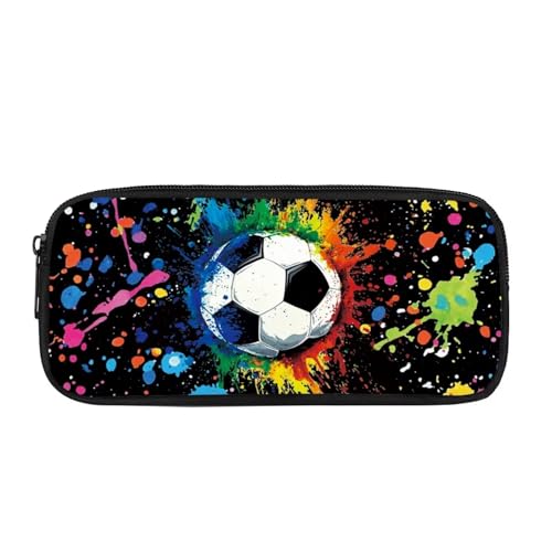 Yexignaon Federmäppchen für Jungen im Alter von 6 8 10 12 Jahren Bleistift-Aufbewahrungsboxen mit Deckel, leichte Schreibwaren-Stifte Tasche für die Schule, Fußball 10, Taschen-Organizer Yexignaon Federmäppchen für Jungen im Alter von 6 8 10 12 Jahren Bleistift-Aufbewahrungsboxen mit Deckel, leichte Schreibwaren-Stifte Tasche für die Schule, Fußball 10, Taschen-Organizer von Yexignaon