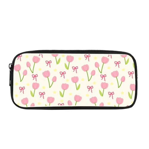 Yexignaon Federmäppchen für Kinder, Kawaii-Design, Stiftebox für Schule, Mädchen, Buntstifte, Aufbewahrungsbox mit glattem Reißverschluss, Stifthalter, Niedliche Tulpe, Taschen-Organizer Yexignaon Federmäppchen für Kinder, Kawaii-Design, Stiftebox für Schule, Mädchen, Buntstifte, Aufbewahrungsbox mit glattem Reißverschluss, Stifthalter, Niedliche Tulpe, Taschen-Organizer von Yexignaon