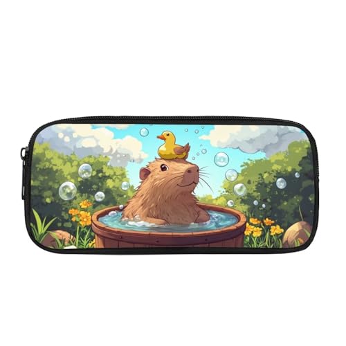 Yexignaon Federmäppchen für Kinder, Schule, Federmäppchen, Schreibtisch-Aufbewahrungsbox, Stiftehalter, Schulbedarf, Organizer, Stifthalter, Capybara, Taschen-Organizer Yexignaon Federmäppchen für Kinder, Schule, Federmäppchen, Schreibtisch-Aufbewahrungsbox, Stiftehalter, Schulbedarf, Organizer, Stifthalter, Capybara, Taschen-Organizer von Yexignaon