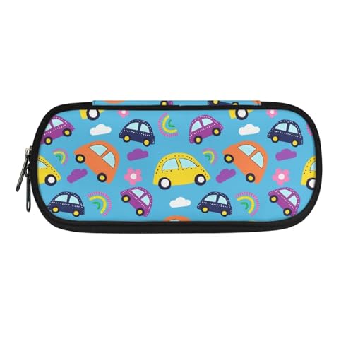 Yexignaon Federmäppchen für Kinder, Stiftebox für Jungen, großes Fassungsvermögen, Stifteetui mit glattem Reißverschluss, Marker, Stiftetasche, Cartoon-Auto, Taschen-Organizer Yexignaon Federmäppchen für Kinder, Stiftebox für Jungen, großes Fassungsvermögen, Stifteetui mit glattem Reißverschluss, Marker, Stiftetasche, Cartoon-Auto, Taschen-Organizer von Yexignaon