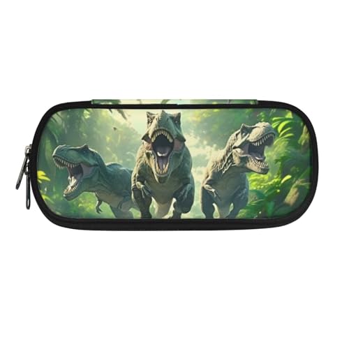 Yexignaon Federmäppchen für Kinder, Stiftebox für Jungen, großes Fassungsvermögen, Stifteetui mit glattem Reißverschluss, Marker, Stiftetasche, Dinosaurier-Design, Taschen-Organizer Yexignaon Federmäppchen für Kinder, Stiftebox für Jungen, großes Fassungsvermögen, Stifteetui mit glattem Reißverschluss, Marker, Stiftetasche, Dinosaurier-Design, Taschen-Organizer von Yexignaon