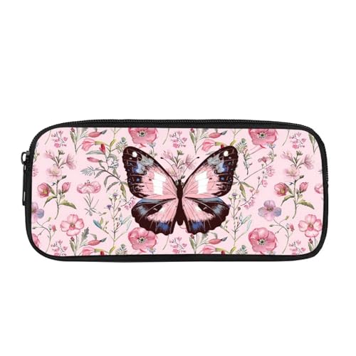 Yexignaon Federmäppchen für Mädchen, Federmäppchen mit Reißverschluss, leicht, Partytütenfüller für Kinder, Buntstifte, Make-up-Tasche, Schmetterling 6, Taschen-Organizer Yexignaon Federmäppchen für Mädchen, Federmäppchen mit Reißverschluss, leicht, Partytütenfüller für Kinder, Buntstifte, Make-up-Tasche, Schmetterling 6, Taschen-Organizer von Yexignaon