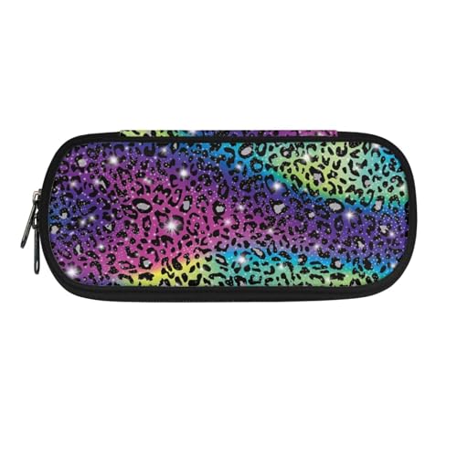 Yexignaon Federmäppchen für Mädchen, große Kapazität, Schreibwaren, Stifte-Tasche mit Ständer, Bleistifte, Partytütenfüller für Kinder, leopardenmuster, Taschen-Organizer Yexignaon Federmäppchen für Mädchen, große Kapazität, Schreibwaren, Stifte-Tasche mit Ständer, Bleistifte, Partytütenfüller für Kinder, leopardenmuster, Taschen-Organizer von Yexignaon