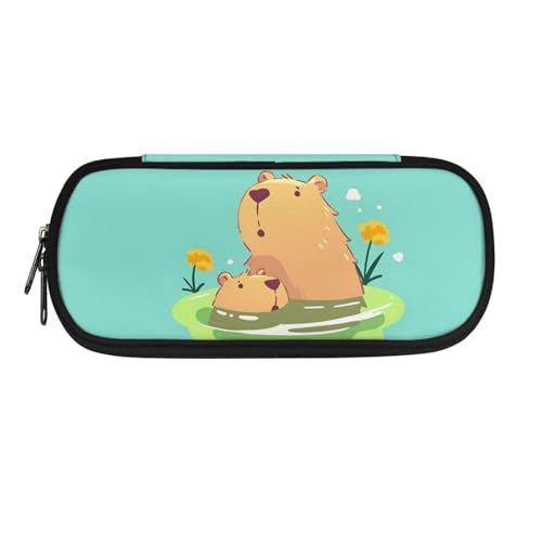Yexignaon Federmäppchen für Mädchen, großes Fassungsvermögen, Federmäppchen, wirklich nützliche Box, Bleistifte, Buntstifte, Marker, Set in einer Box, Capybara Green, Taschen-Organizer Yexignaon Federmäppchen für Mädchen, großes Fassungsvermögen, Federmäppchen, wirklich nützliche Box, Bleistifte, Buntstifte, Marker, Set in einer Box, Capybara Green, Taschen-Organizer von Yexignaon