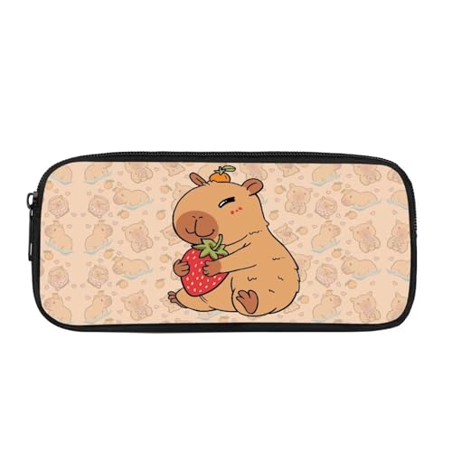 Yexignaon Federmäppchen für Mädchen, mit Reißverschluss, Federmäppchen, Tragetasche für Grundschule, Sekundarschule, Bleistift-Set, Kinder-Partytasche, Capybara 2, Taschen-Organizer Yexignaon Federmäppchen für Mädchen, mit Reißverschluss, Federmäppchen, Tragetasche für Grundschule, Sekundarschule, Bleistift-Set, Kinder-Partytasche, Capybara 2, Taschen-Organizer von Yexignaon
