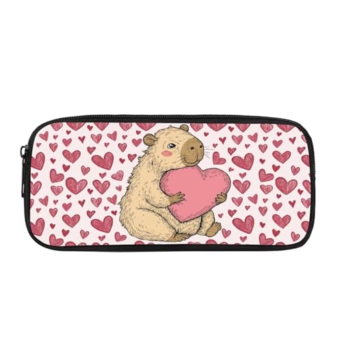 Yexignaon Federmäppchen für Mädchen, mit Reißverschluss, Federmäppchen, Tragetasche für Grundschule, Sekundarschule, Bleistift-Set, Kinder-Partytasche, Capybara 8, Taschen-Organizer Yexignaon Federmäppchen für Mädchen, mit Reißverschluss, Federmäppchen, Tragetasche für Grundschule, Sekundarschule, Bleistift-Set, Kinder-Partytasche, Capybara 8, Taschen-Organizer von Yexignaon
