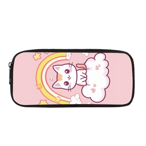 Yexignaon Federmäppchen für Mädchen, niedliches Federmäppchen mit Reißverschluss, leicht, Schreibtisch-Aufbewahrungsbox, Bleistifte, Schulbedarf, Organizer, Kawaii-Katze, Taschen-Organizer Yexignaon Federmäppchen für Mädchen, niedliches Federmäppchen mit Reißverschluss, leicht, Schreibtisch-Aufbewahrungsbox, Bleistifte, Schulbedarf, Organizer, Kawaii-Katze, Taschen-Organizer von Yexignaon