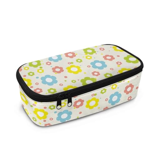 Yexignaon Federmäppchen mit großem Fassungsvermögen für Mädchen, Federmäppchen mit Ständer, leichte Partytütenfüller für Kinder, Buntstifte, Farbe: Hippie, Taschen-Organizer von Yexignaon