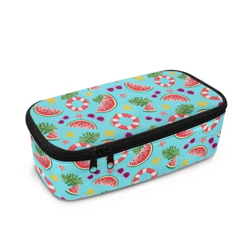 Yexignaon Federmäppchen mit großer Kapazität, Federmäppchen für Kinder, wiederverwendbare Partytütenfüller für Kinder, Buntstifte, wassermelone, Taschen-Organizer von Yexignaon