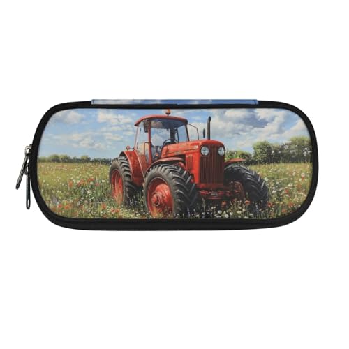 Yexignaon Schulmäppchen für Jungen, große Kapazität, Federmäppchen mit Ständer, Marker, Stiftetaschen, Bleistifte, Aufbewahrungsboxen mit Deckel, Roter Traktor, Taschen-Organizer Yexignaon Schulmäppchen für Jungen, große Kapazität, Federmäppchen mit Ständer, Marker, Stiftetaschen, Bleistifte, Aufbewahrungsboxen mit Deckel, Roter Traktor, Taschen-Organizer von Yexignaon
