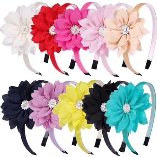Yexuexue 10 Stück Mädchen Blume Schleife Stirnbänder Kleinkind Stirnbänder Chiffon Blume Kinder Haarbänder Glänzende und niedliche 3,5 Zoll Schleife Kopfschmuck Yexuexue 10 Stück Mädchen Blume Schleife Stirnbänder Kleinkind Stirnbänder Chiffon Blume Kinder Haarbänder Glänzende und niedliche 3,5 Zoll Schleife Kopfschmuck von Yexuexue