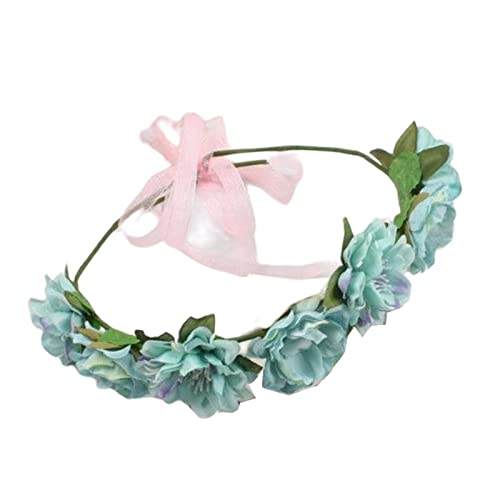 Braut-Blumen-Haarbänder, Blumen-Haarbänder für Damen, Blumenkranz, Brautblumenkronen für Hochzeit, Blumenstirnbänder für Damen von Yfenglhiry