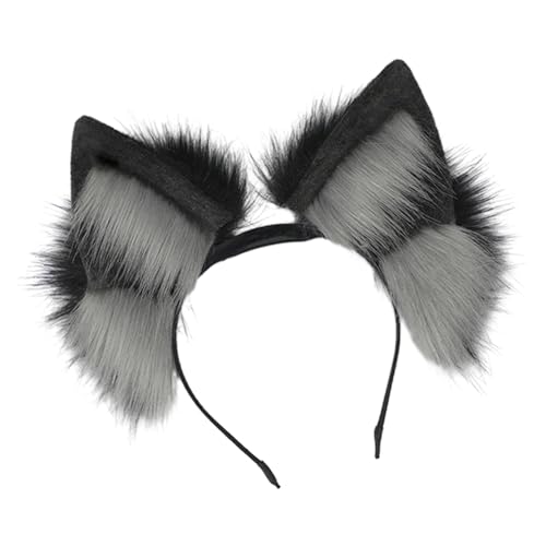 Chargeable Ear Headband Woman Students Carnivals Character Hairband Ear Headband Plush Christmas Hair Hoop Ear Headband Adult Size Ear Headband Makeup Ear Headband For Face von Yfenglhiry