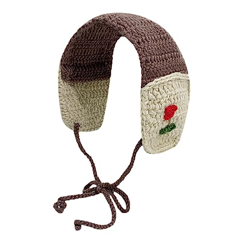 Damen-Turban, Blumen-Stirnband, Kopfbedeckung, gestricktes Haarband, Ohrenklappe, Mädchen, Urlaub, Foto, Dame, Turban, warmer Kopfwickel von Yfenglhiry