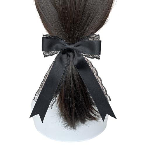 Doppellagige Haarnadel mit Schleife, für schöne Kinder, Eleganz, Charm-Haarspangen, zartes Tuch, Diadem, Festival, Haarspangen für den Alltag, groß, schöne Haarspangen für Damen, klein von Yfenglhiry