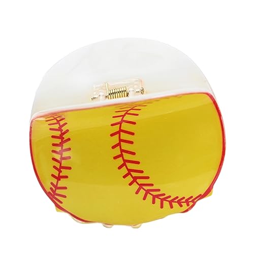 Einzigartige Baseball-/Basketball-/Fußball-Haarklammer für Frauen, cooles Mädchen, Haarspangen, Outdoor-Sport, Kopfschmuck, Haarklammer von Yfenglhiry