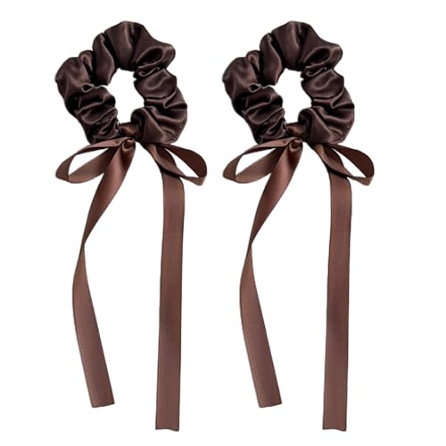 Elastische Haargummis, elastisches Haarband, Satin-Material, perfektes Geschenk für Frauen und Mädchen, elastisches Haargummi von Yfenglhiry