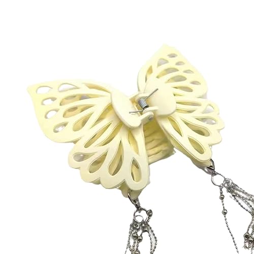 Elegante große Schmetterlings-Haarspangen für Damen, weibliche Quasten, Haarspange, Kopfbedeckung für Frauen, dünneres, dickes Haar-Accessoire, große Schmetterlings-Clips von Yfenglhiry