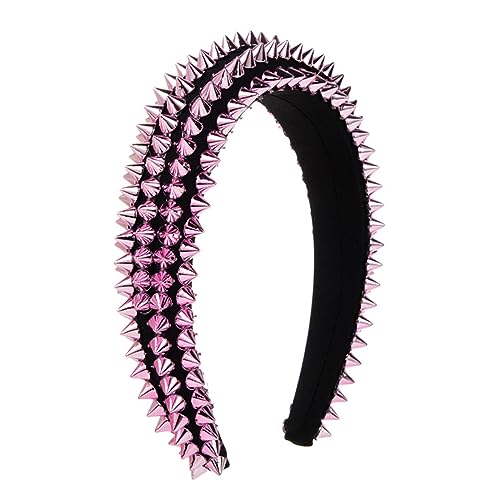 Elegantes Haar-Accessoire, Slip-Stirnband mit Nieten für Konzerte und Partys, Haarreif, Barock-Kopfschmuck für Ballsaal von Yfenglhiry