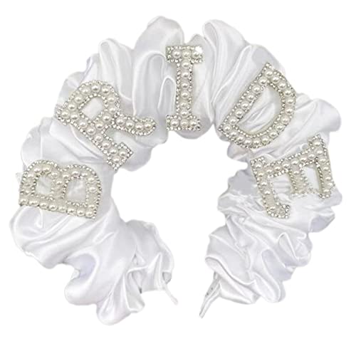 Elegantes Haarreif mit vollen Perlen, Prinzessinnen-Haarschmuck, Festzug, Abschlussball, Party, Hochzeit, Schleier, Brautschmuck, kurzer Tüll, Braut-Stirnband mit Schleier von Yfenglhiry