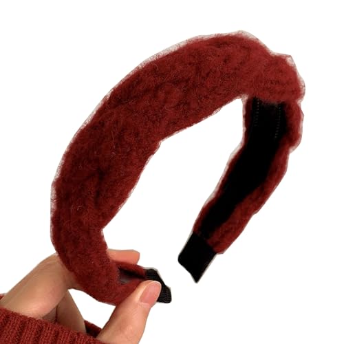 Französisches Weihnachts-Stirnband aus Stoff für Damen und Mädchen, festliches Haarband, Einkaufen, Kopfschmuck, Urlaub, Party, Haar-Accessoire, Haarschmuck, Haarreifen, festliche Kopfbedeckung von Yfenglhiry