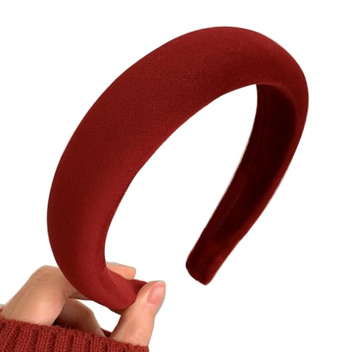 Französisches Weihnachts-Stirnband aus Stoff für Damen und Mädchen, festliches Haarband, Einkaufen, Kopfschmuck, Urlaub, Party, Haar-Accessoire, Haarschmuck, Haarreifen, festliche Kopfbedeckung von Yfenglhiry