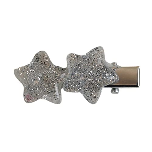 Glitzernder Stern Haarspange für Mädchen Stern Bobby Pin Stern Haarschmuck Y2K Stern Haarspangen Stern Haarnadel Haar Pony Clip Glitzer Stern Haarspange von Yfenglhiry