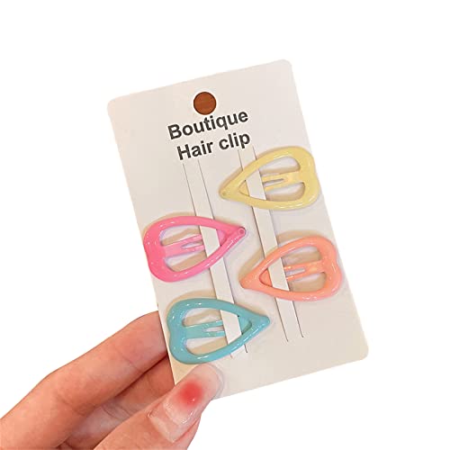 Herz-Haarspange für Kinder, Herz-Haarspange, niedlicher Schnapp-Haarspange für Mädchen, Pony-Clip, Haarnadel, niedliche Haarspange für Mädchen von Yfenglhiry