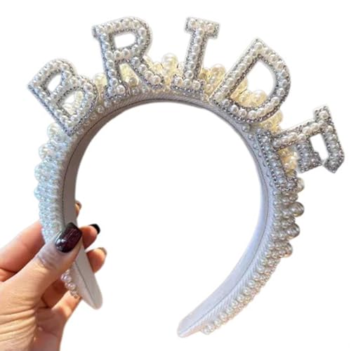 Leichtes Haarband mit zarter Feder, 3D-Buchstaben-Haarband, für Hochzeit, Party, perfektes Geschenk für Frauen und Mädchen, einzigartiges Buchstaben-Haarband von Yfenglhiry