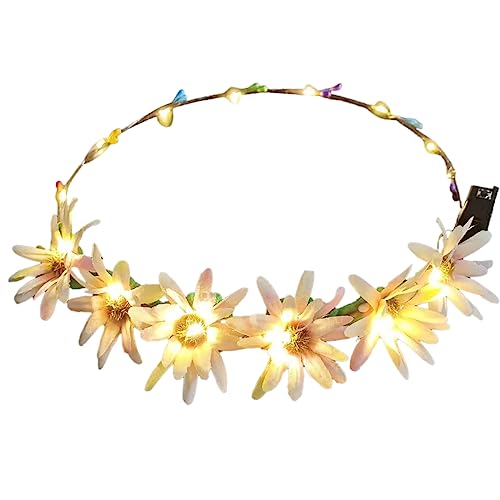 Mehrzweck-Stirnband mit Licht, Party-Dekoration, Bastelbedarf für Zuhause, Festival, Urlaub, Party, Dekoration, Damen-Haarschmuck von Yfenglhiry