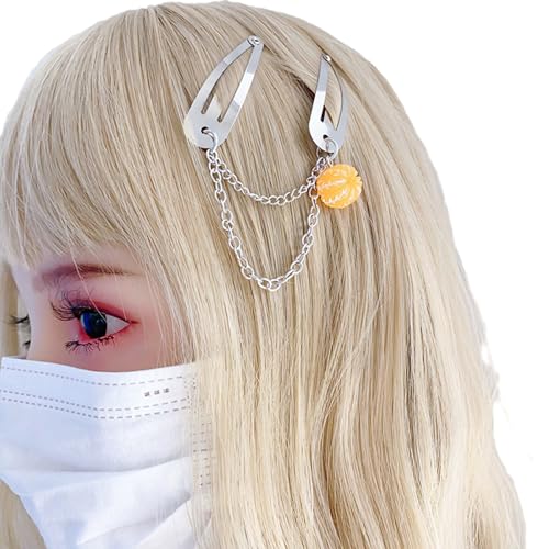 Niedliche Obst-Haarnadel, Kette, Haarspange, Vintage, Metall, Haarspangen für Mädchen und Frauen, Harajuku, Haarschmuck, Haarschmuck, Geschenk, Haarspangen für Frauen von Yfenglhiry