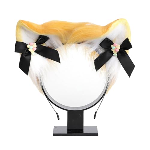 Ohren-Haarbänder, pelziges Kunstfell, Haarschmuck für Mädchen und Damen, Urlaub, Party, Kopfbedeckung, Haar-Clips von Yfenglhiry