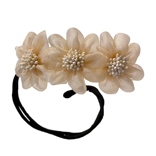 Praktische Lockenwickler, Haarspangen, stilvolle Lockenwickler, für Damen, Dutt, Vintage-Stil, Blume, DIY-Haar-Accessoires, Vintage-Frauen-Blume von Yfenglhiry